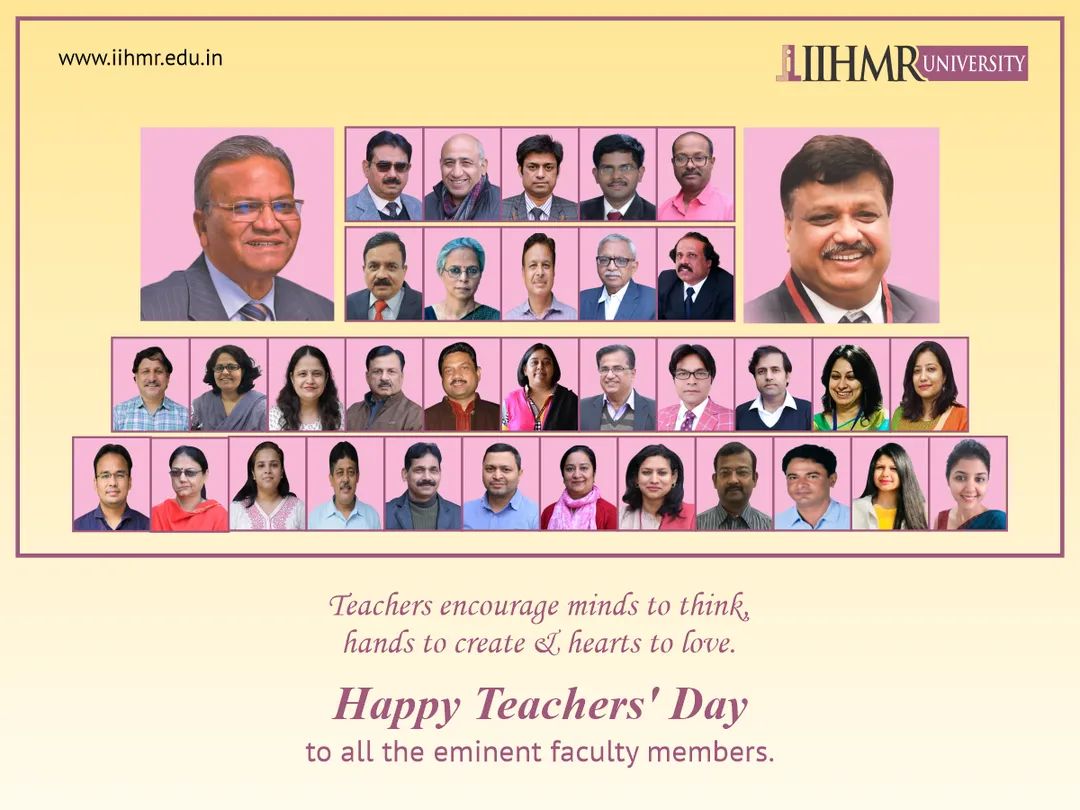 IIHMR University Celebrates Teachers Day 2021